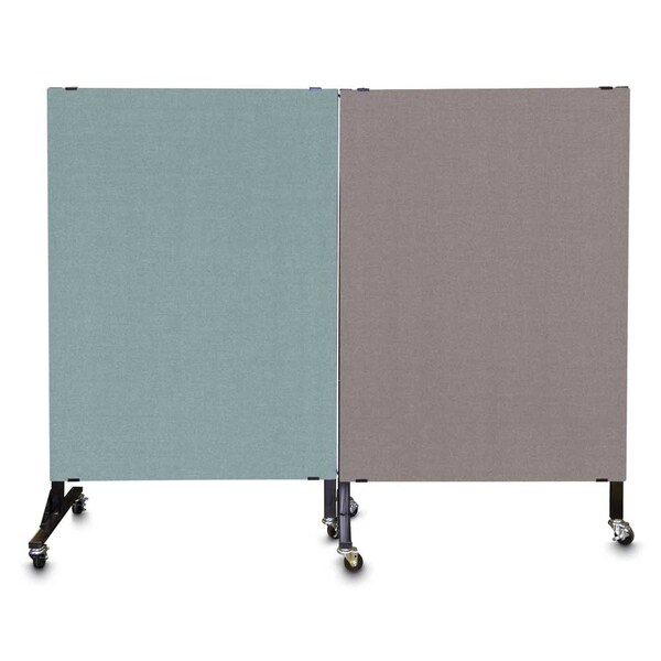 Enclosed Corkboard, 1 Door, 72"x48", 4" Fra